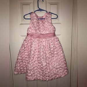 Rare Editions Toddlers Pink Beautiful Dress Size 4 T